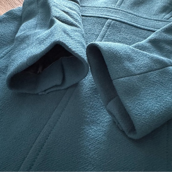 Gorgeous J. Crew Double Cloth Lady Day Coat teal turquoise blue green - Picture 7 of 11